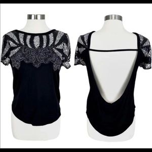 NWOT Free People Shirt with sequins